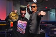 Bad Bunny and Damian Priest
